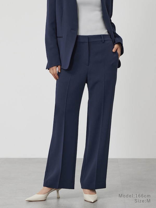 トリアセブレンドストレートパンツ