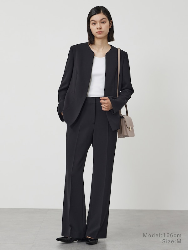 トリアセブレンドストレートパンツ