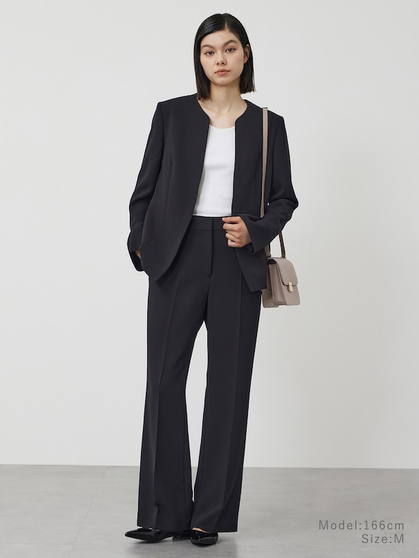 トリアセブレンドストレートパンツ