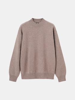 2024年モデル カシミヤブレンドモックネックセーター