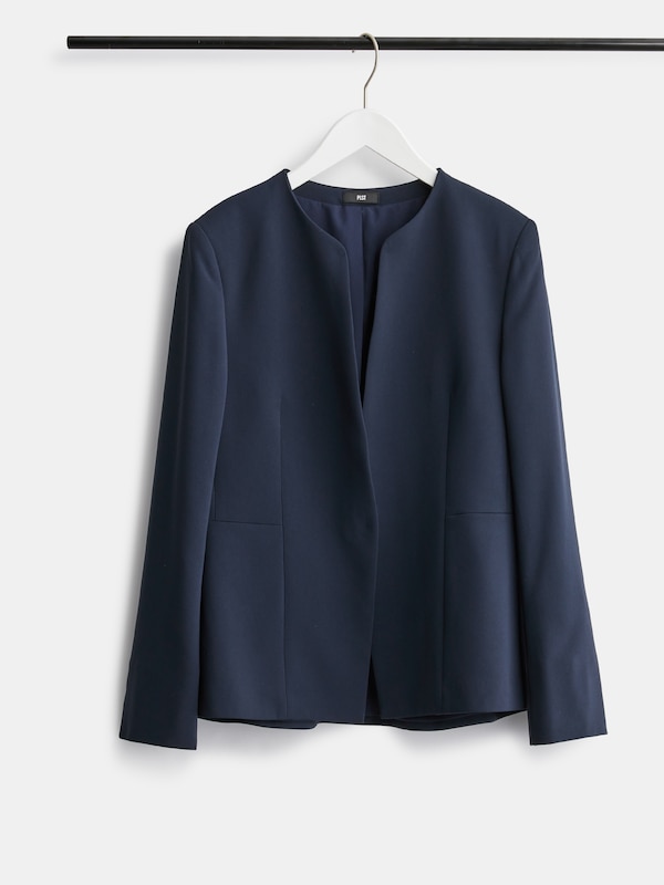 トリアセブレンドペプラムジャケット