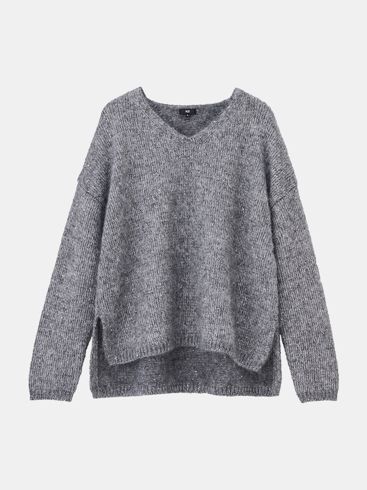 マイストラーダ チュールスリーブニットとキラキラジャンスカの2点  