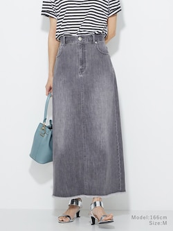 デニムナロースカート