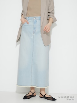 デニムナロースカート