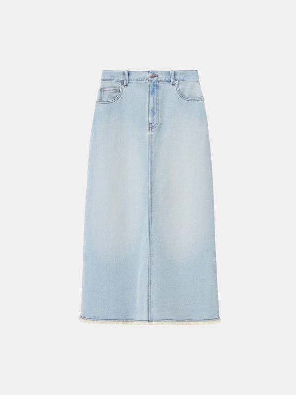 デニムナロースカート