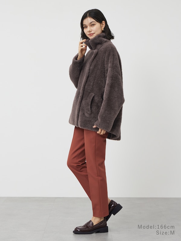 スティックパンツ（コットンブレンド）