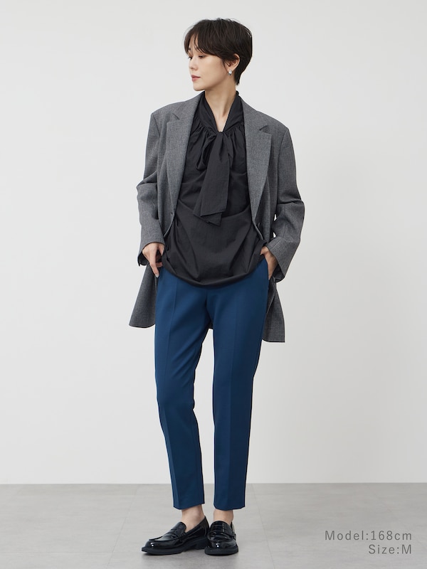 スティックパンツ（コットンブレンド）