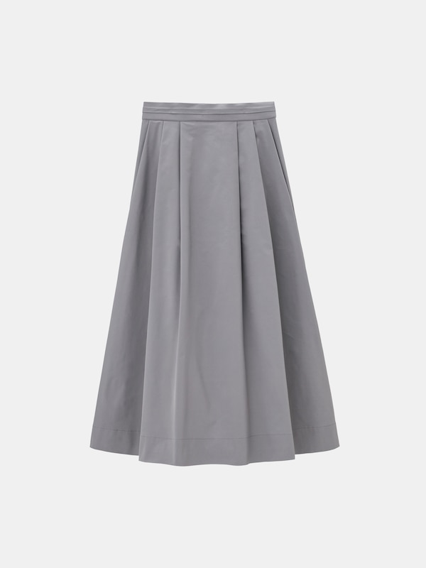 ボリュームタックフレアスカート