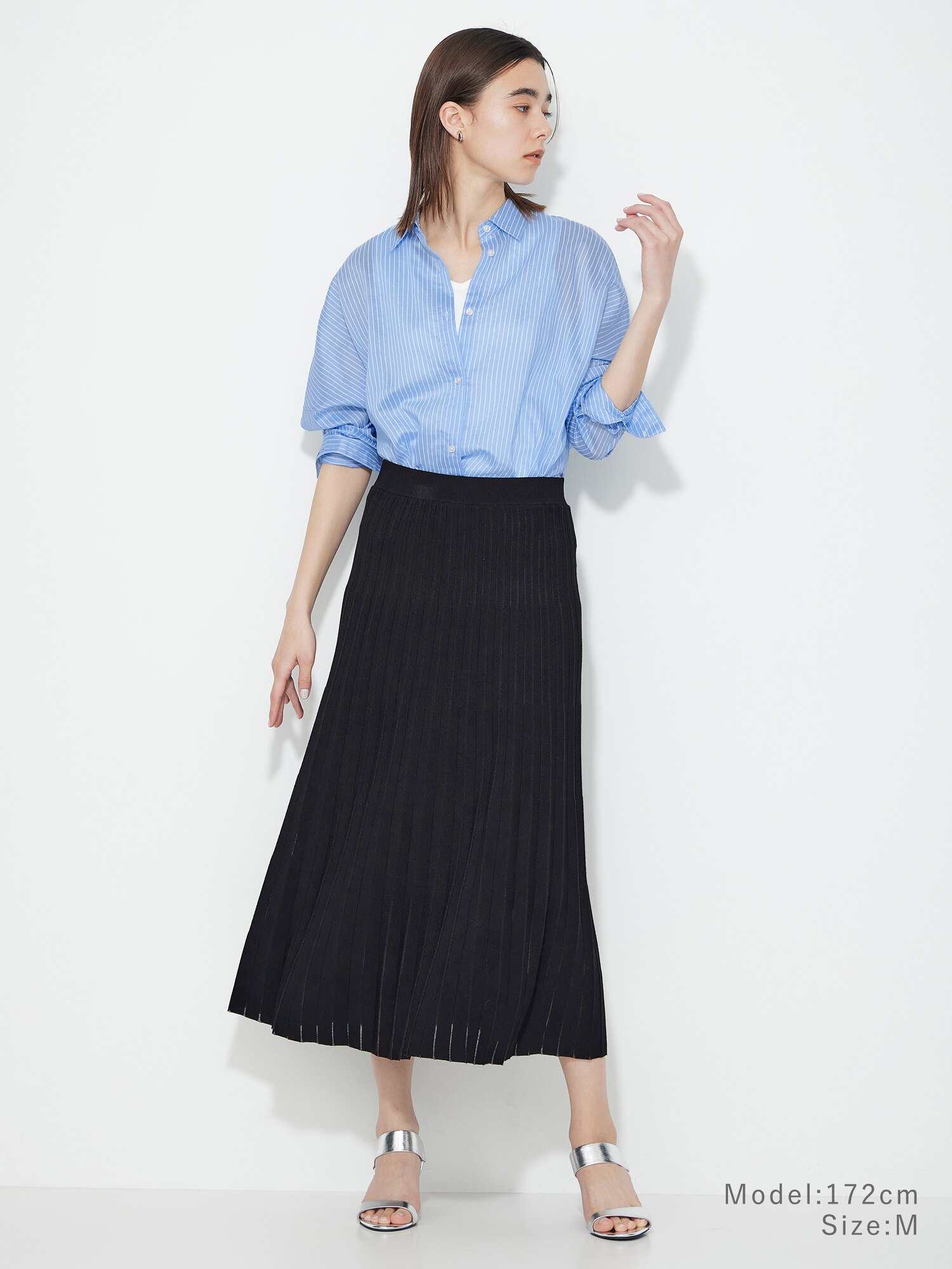 ⭐︎いちたろう⭐︎新品♡PLST♡レーヨンブレンドシアープリーツスカート PLST(プラステ)公式 | レーヨンブレンドシアープリーツスカート
