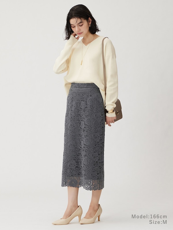 ボタニカルレーススカート