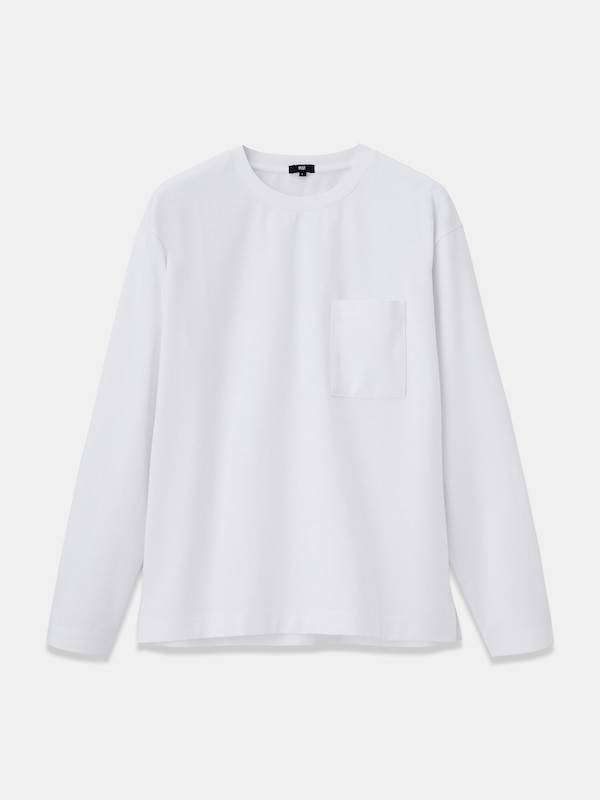 PLST(プラステ)公式 | ストレッチコットンブレンドポケットTシャツ(長袖)