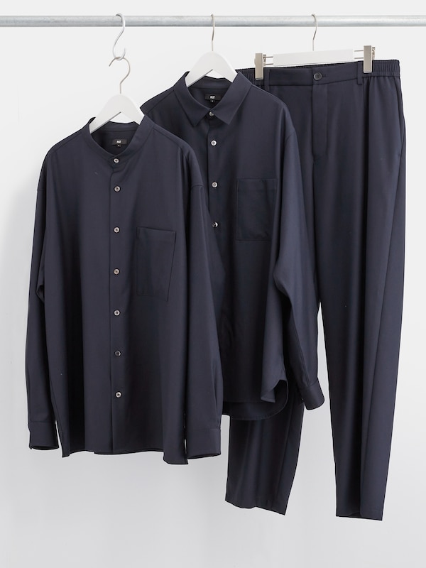 2025年春モデル レーヨンブレンドワイドパンツ