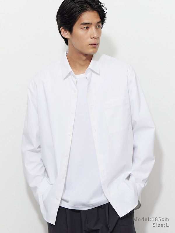 テックブロードレギュラーカラーシャツ