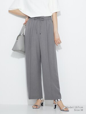 ドローストリングイージーストレートパンツ