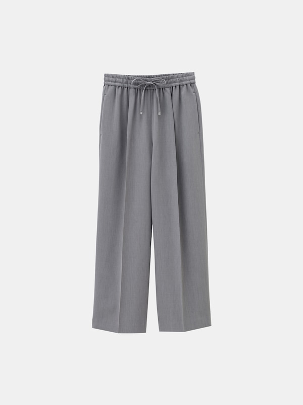 ドローストリングイージーストレートパンツ