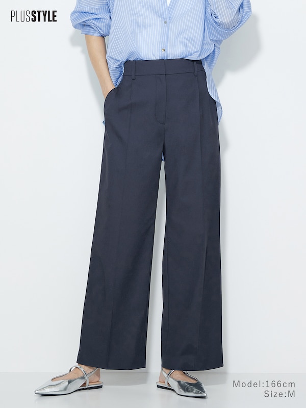 ワイドパンツ（リネンブレンド）