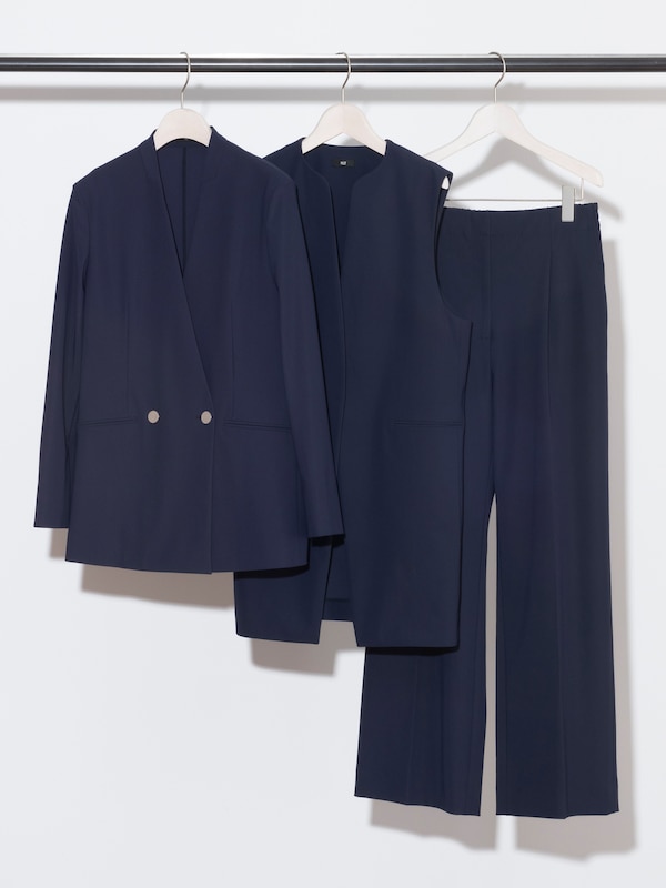 2025年春モデル ハイストレッチトリコットミドルジレ