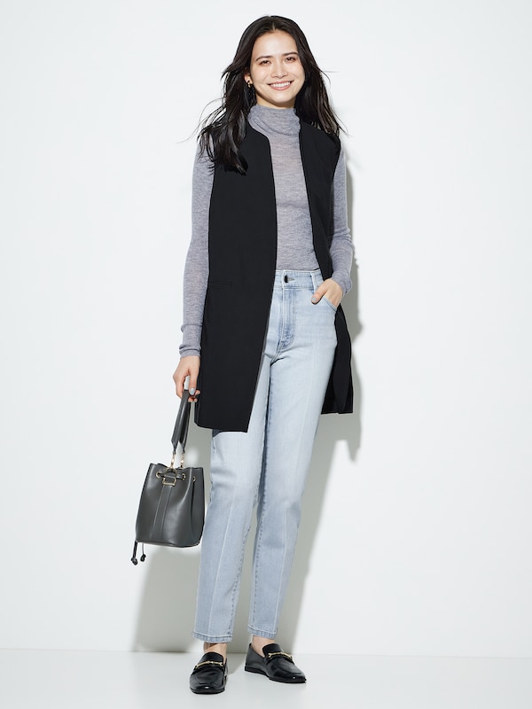 2025年春モデル ハイストレッチトリコットミドルジレ