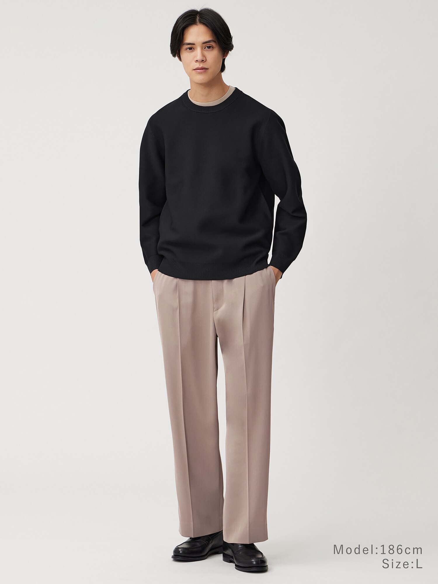 プラステ　セットアップ　ノーカラー　ワイドパンツ　洗える　ストレッチ　ゴム プラステ セットアップ ノーカラー ワイドパンツ 洗える