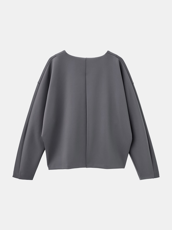 スキューバジャージーVネックプルオーバー