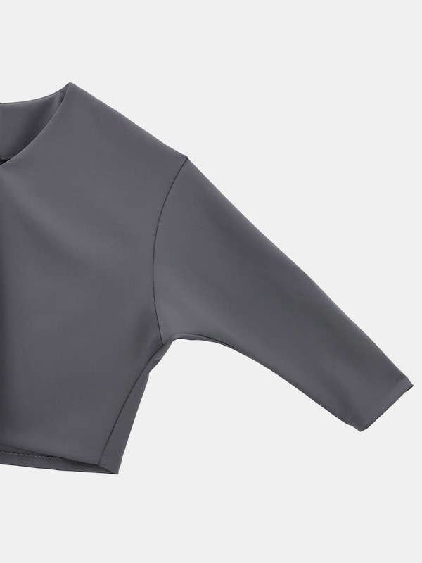 スキューバジャージーVネックプルオーバー