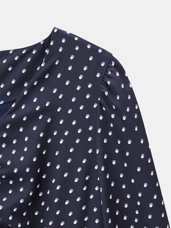 ドットプリントワンピース