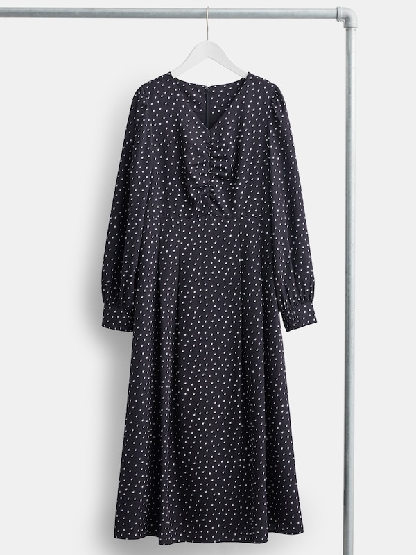 ドットプリントワンピース
