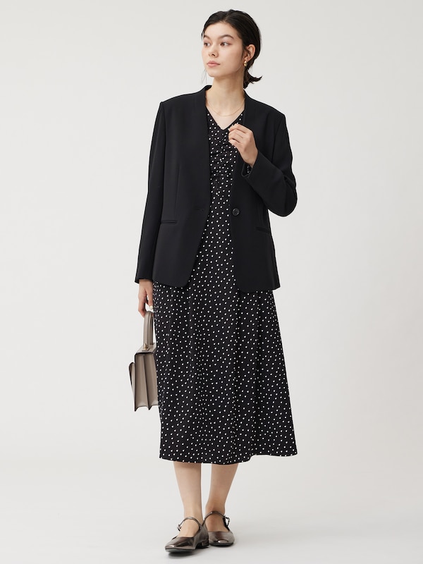 ドットプリントワンピース