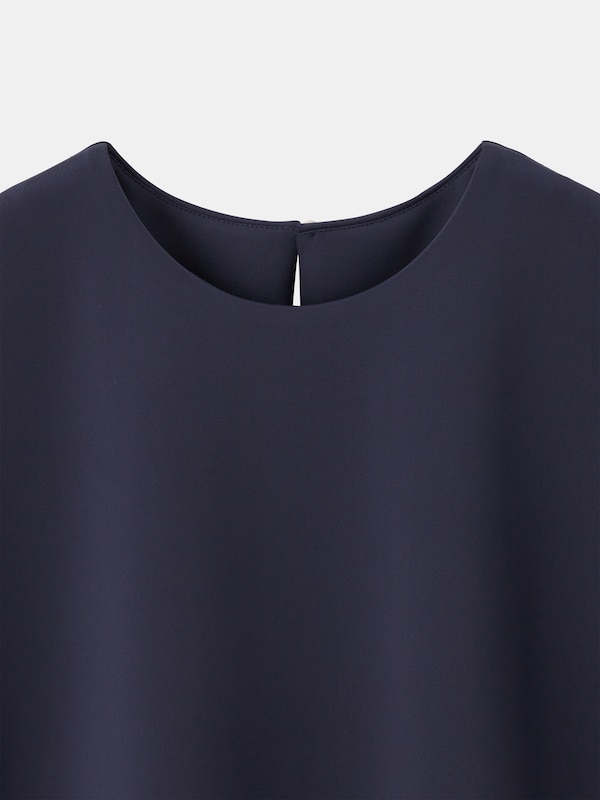 スキューバジャージーフレンチスリーブプルオーバー