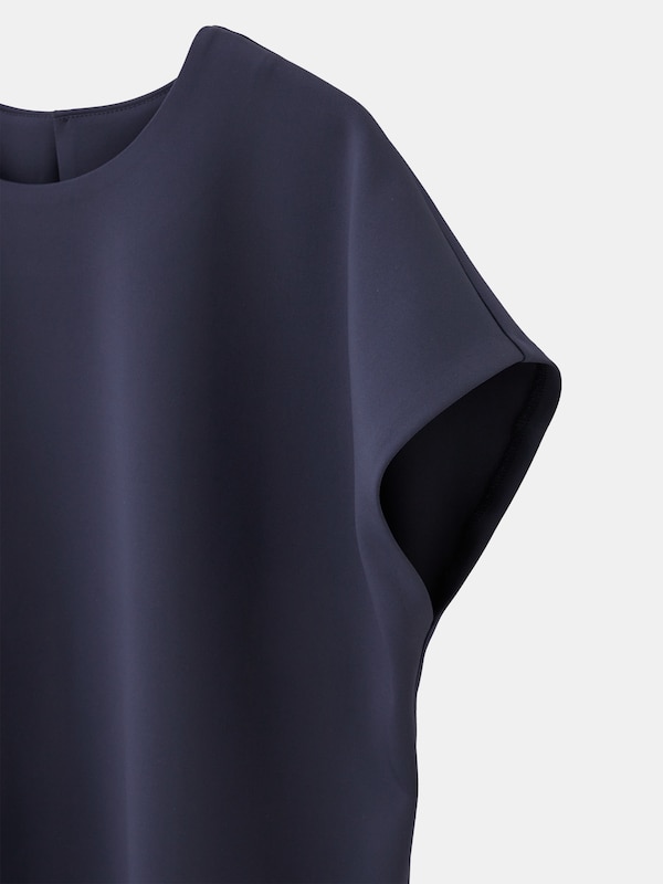 スキューバジャージーフレンチスリーブプルオーバー