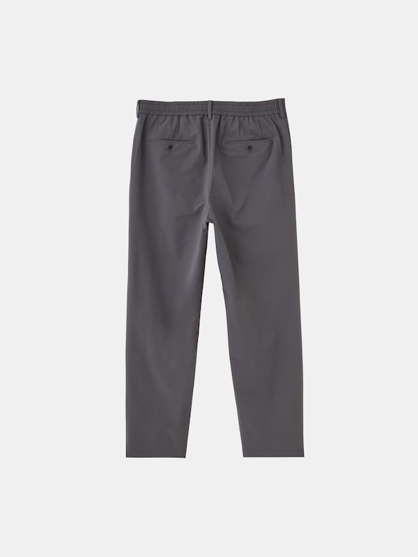 テックストレッチワンタックテーパードパンツ