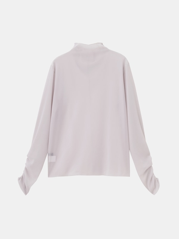 シャーリングスリーブシアープルオーバー