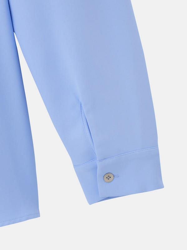 ドレーピーペプラムシャツ