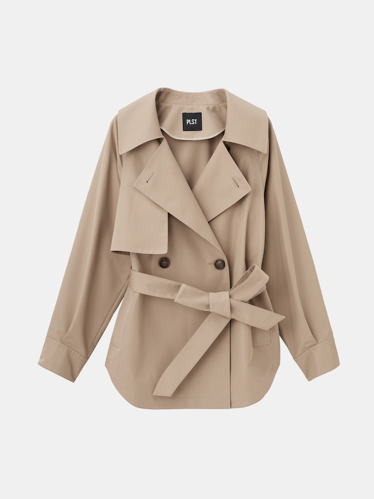 PLST(プラステ)公式 | リラクシーショートトレンチコート 