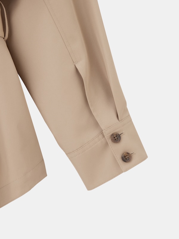 リラクシーショートトレンチコート