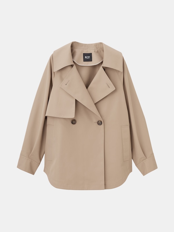 リラクシーショートトレンチコート