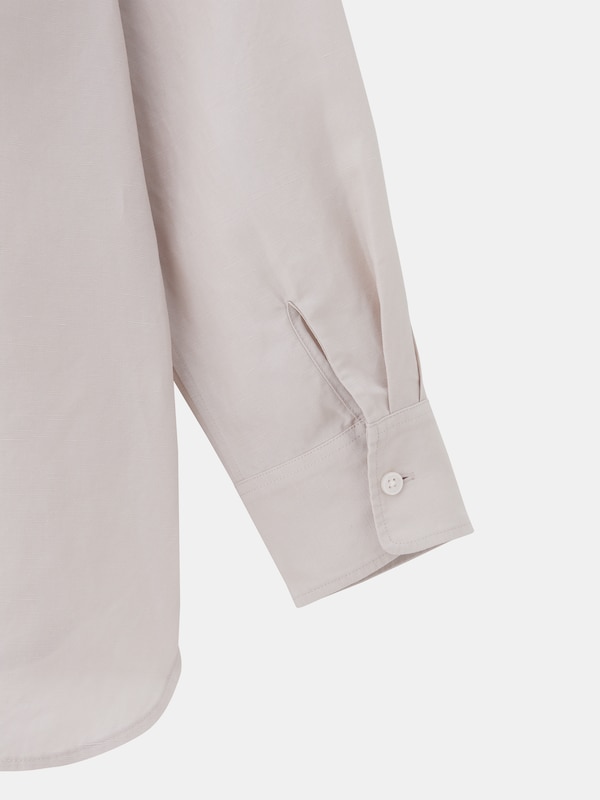 リネンブレンドオーバーサイズシャツ