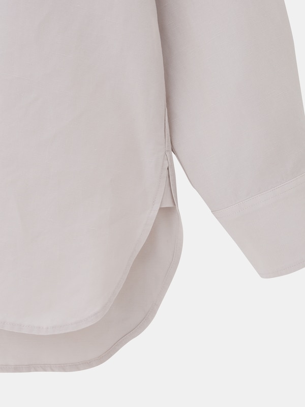 リネンブレンドオーバーサイズシャツ