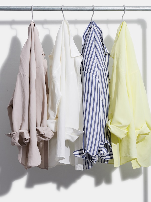 リネンブレンドオーバーサイズシャツ