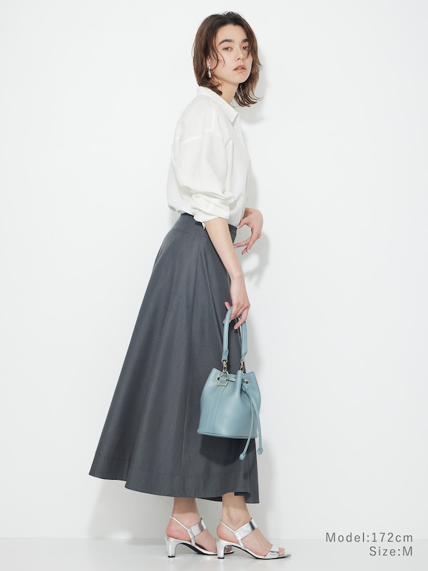 リネンブレンドオーバーサイズシャツ