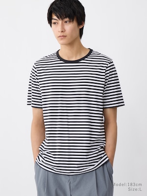 【7/17(金)から値下げ】シルキーコットンクルーネックTシャツ（半袖）