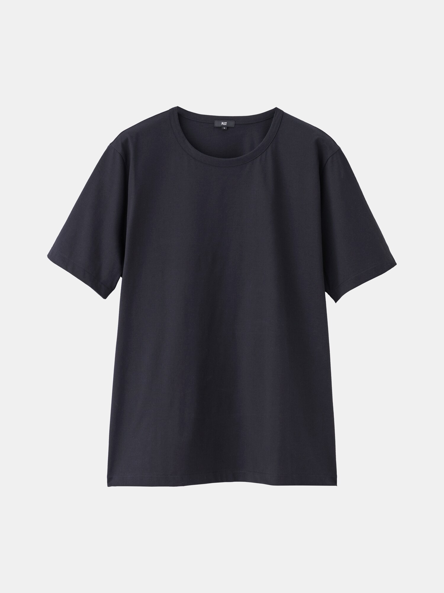 プラステ　シルキーコットンクルーネックTシャツ　黒・白セット PLST(プラステ)公式 | シルキーコットンクルーネックTシャツ（長袖