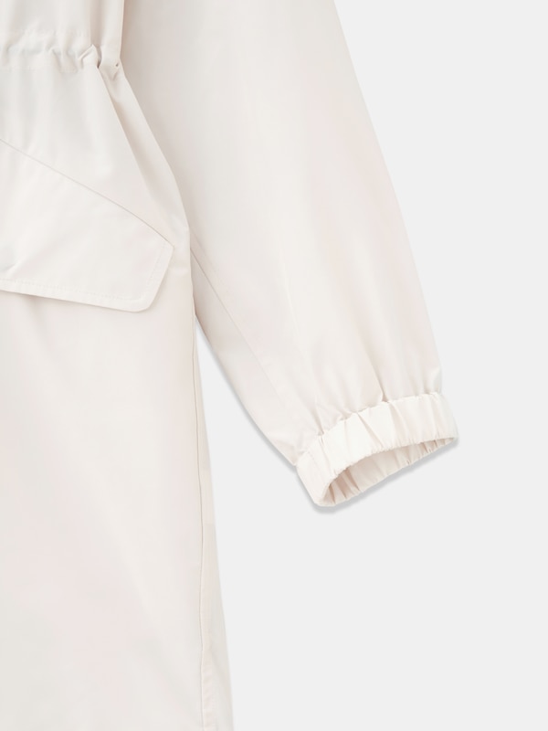 リモンタドローストリングフーデッドミドルパーカ