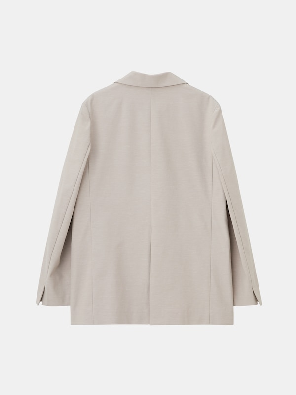 リネンブレンドダブルジャケット