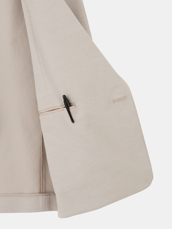 リネンブレンドダブルジャケット