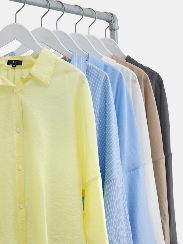 シアークロップドシャツ