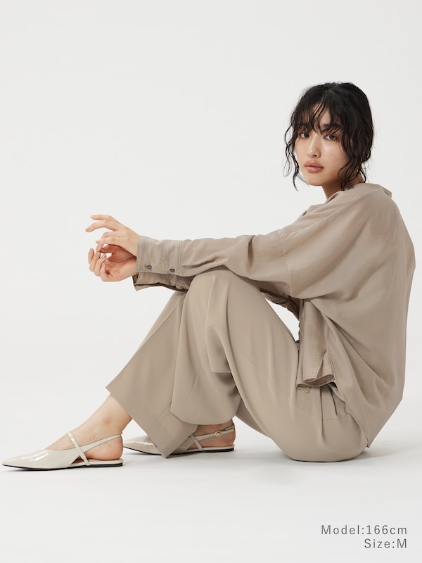 シアークロップドシャツ