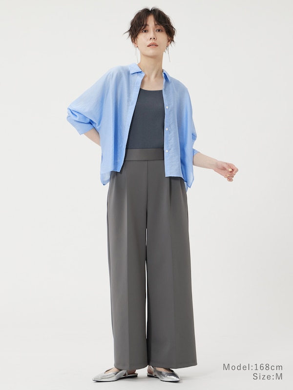 シアークロップドシャツ