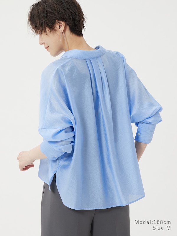 シアークロップドシャツ