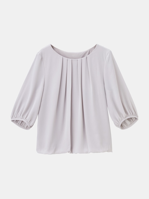 ハイツイストシフォンタックブラウス